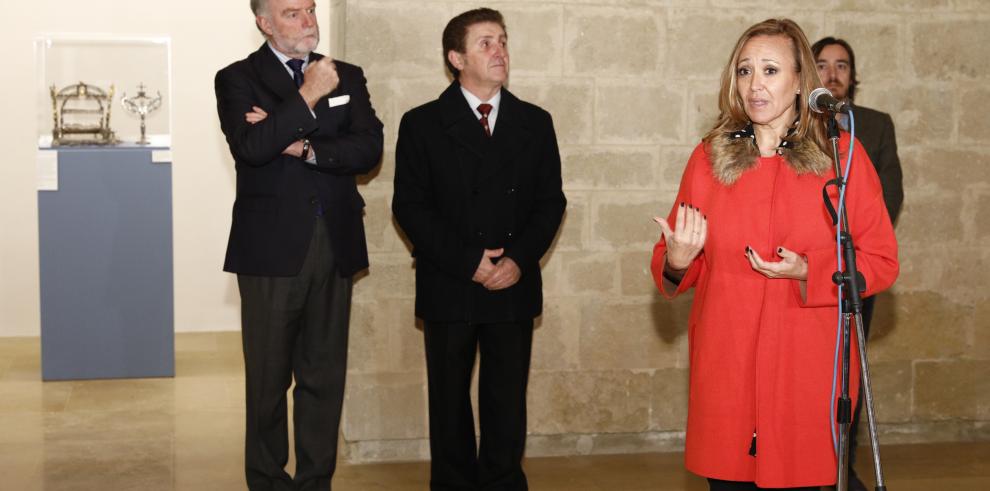 La cuna y el relicario de Santa Waldesca vuelven al Real Monasterio de Santa María de Sijena