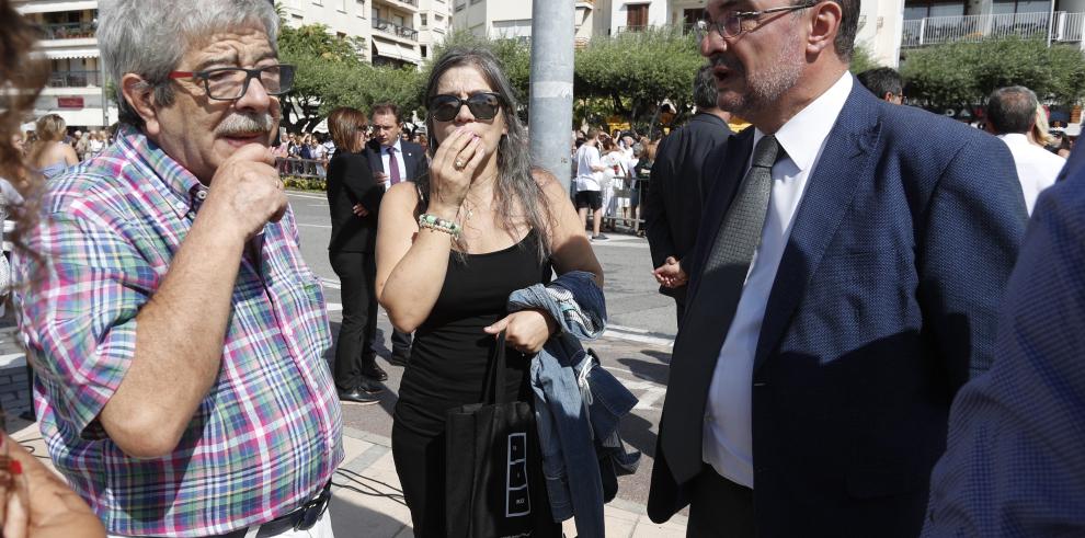 Homenaje a las víctimas de Cambrils. En recuerdo de Ana María Suárez