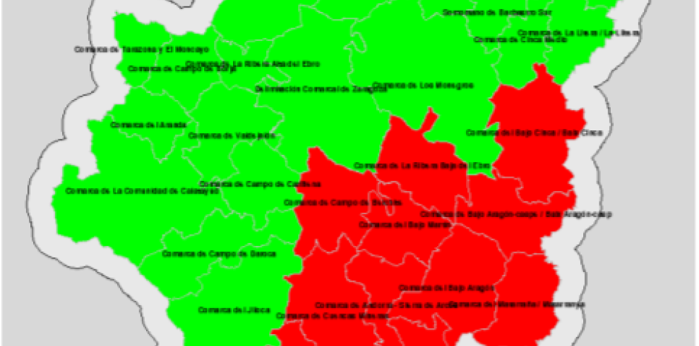 Mapa de Índice de Riesgo de Incendios 16-01-2018