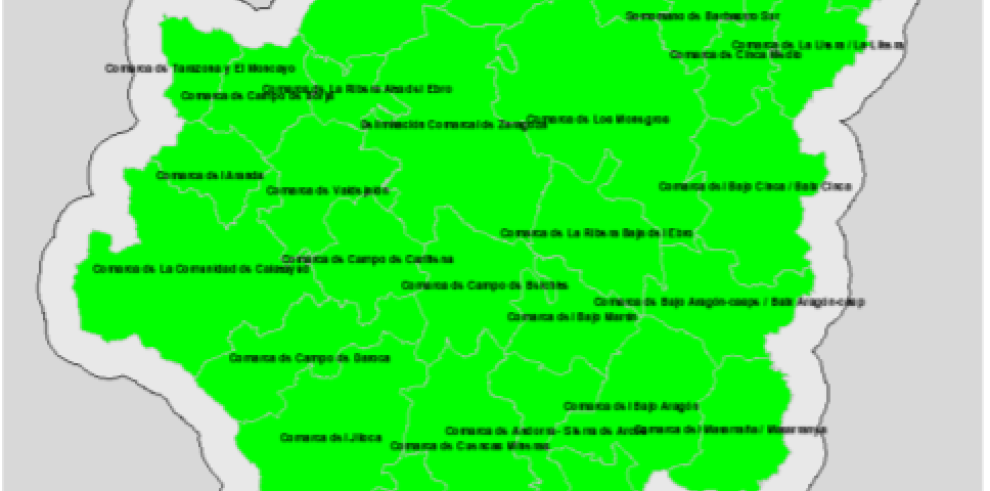 Mapa de índice de riesgo de incendios forestales 15-01-2018