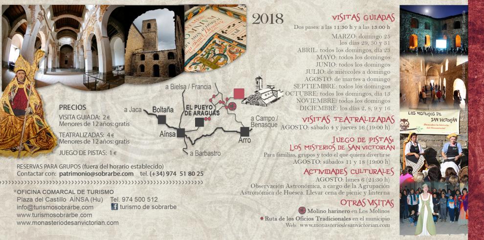 Comienzan las visitas guiadas al Real Monasterio de San Victorián, fruto del convenio entre el Gobierno, Turismo de Aragón, Sobrarbe y El Pueyo de Araguás