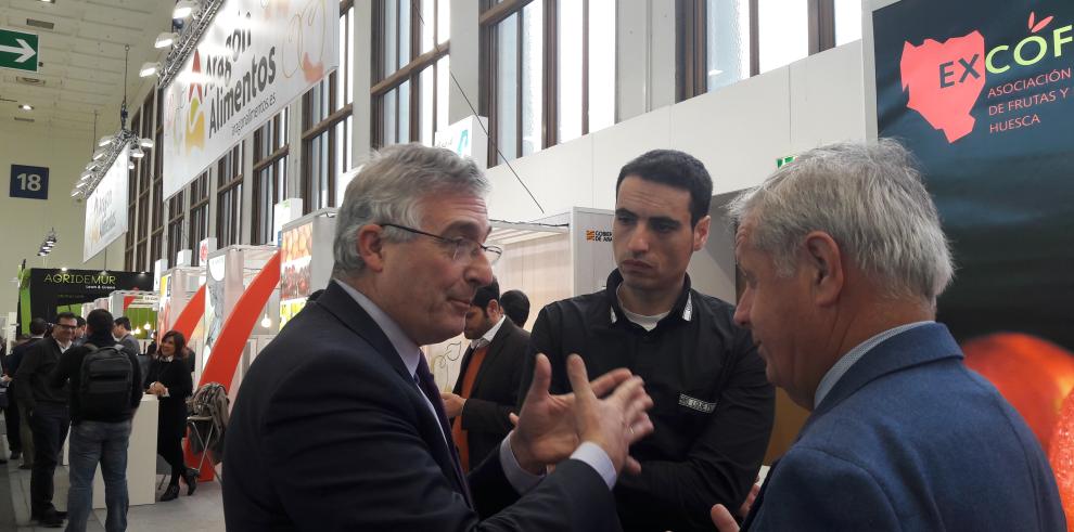 Los productores aragoneses exponen el potencial hortofrutícola de la región en el escaparate mundial de Fruit Logistica