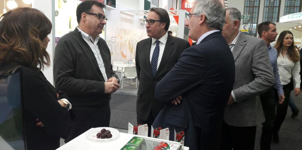 Los productores aragoneses exponen el potencial hortofrutícola de la región en el escaparate mundial de Fruit Logistica