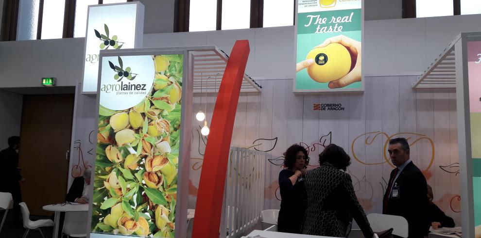 Los productores aragoneses exponen el potencial hortofrutícola de la región en el escaparate mundial de Fruit Logistica