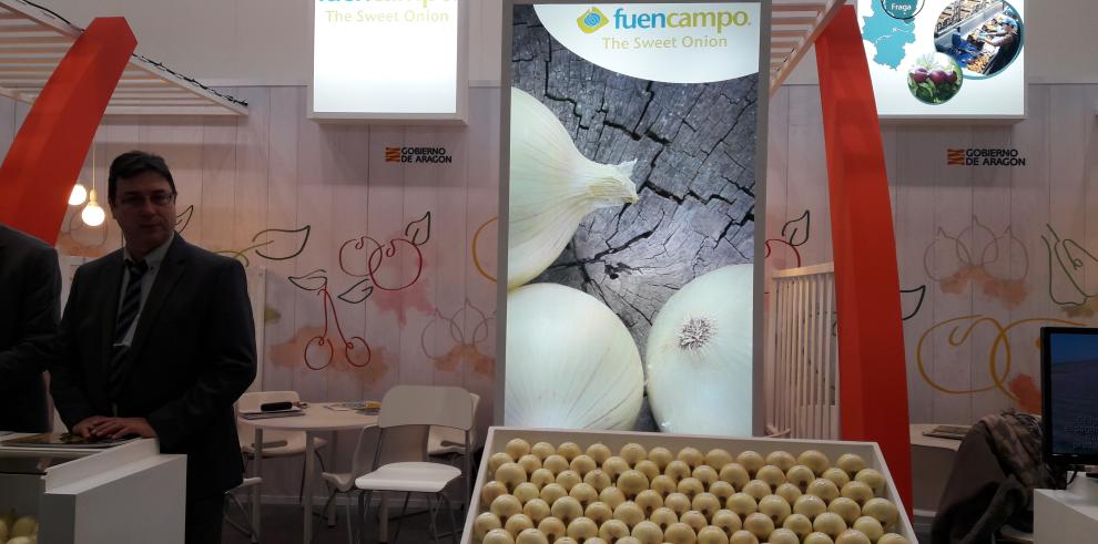 Los productores aragoneses exponen el potencial hortofrutícola de la región en el escaparate mundial de Fruit Logistica