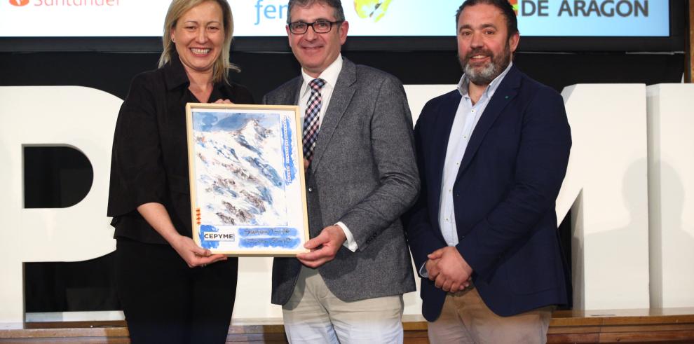 Treinta y tres pymes de todas las comarcas aragonesas y Casa Ganaderos, premios de la segunda edición de Cepyme