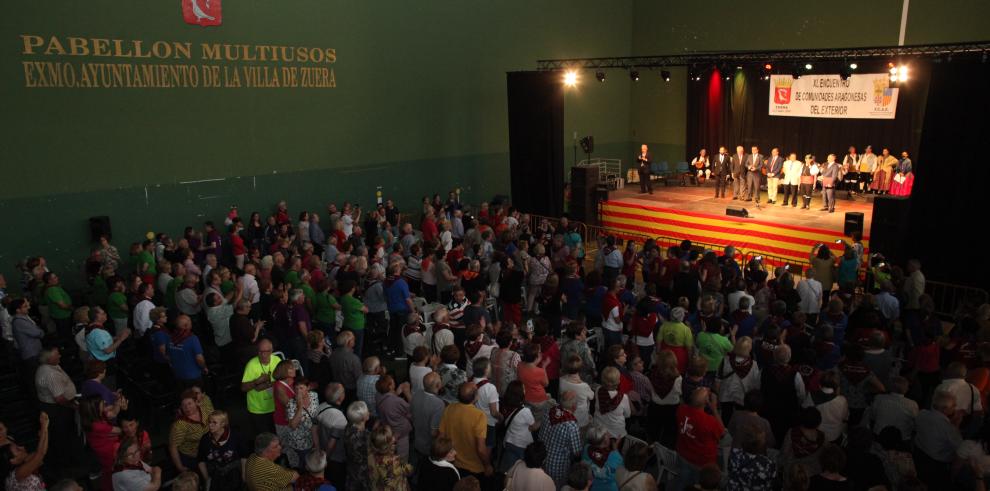 Lambán: "Cuando hablamos de talento y compromiso con Aragón, estamos hablando de hombres y mujeres que se muestran orgullosos de ser aragoneses fuera de la Comunidad y que han contribuido a construir España"