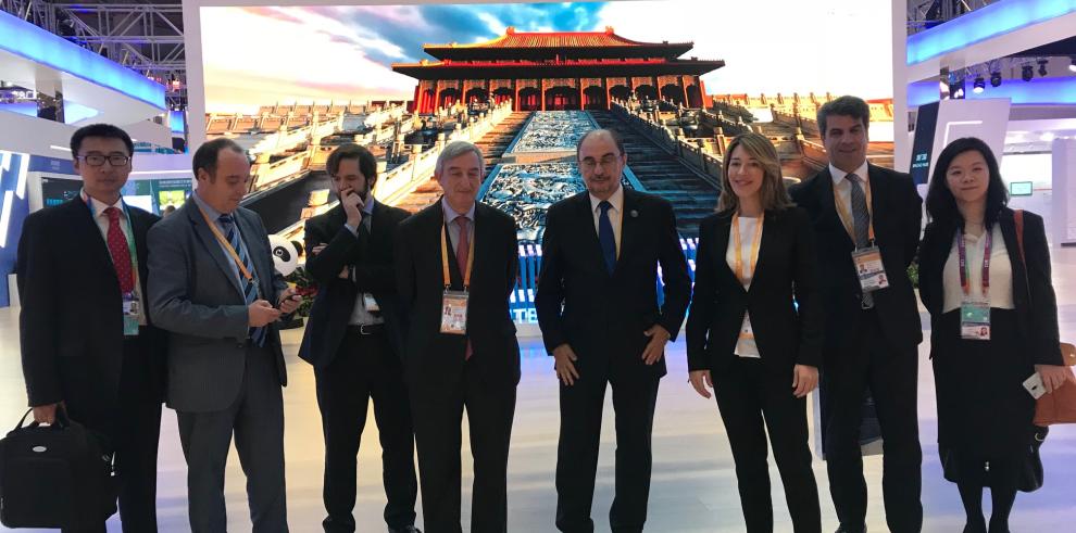 Aragón, presente en la inauguración de la mayor feria del mundo de importación en Shanghái