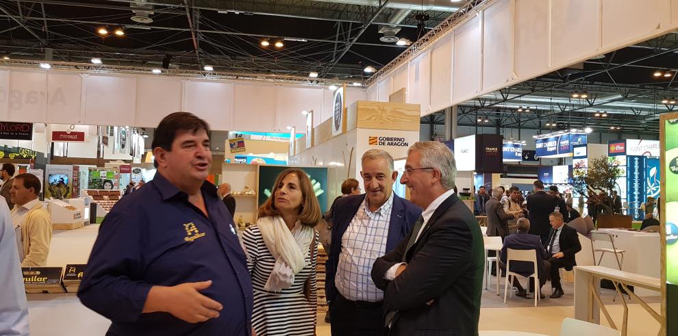 72 empresas y entidades del sector hortofrutícola aragonés estarán representadas en la feria internacional Fruit Attraction bajo el paraguas Aragón Alimentos