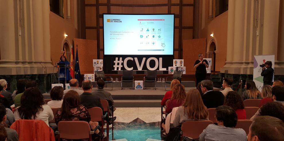 El Gobierno de Aragón presenta una plataforma digital para acreditar la labor de los voluntarios de Aragón