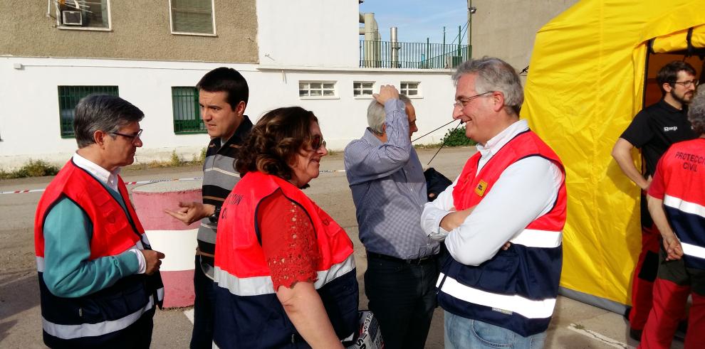 Guillén: “Tenemos todos los medios para una evacuación rápida y eficaz en Pina, aunque esperamos que no haga falta”