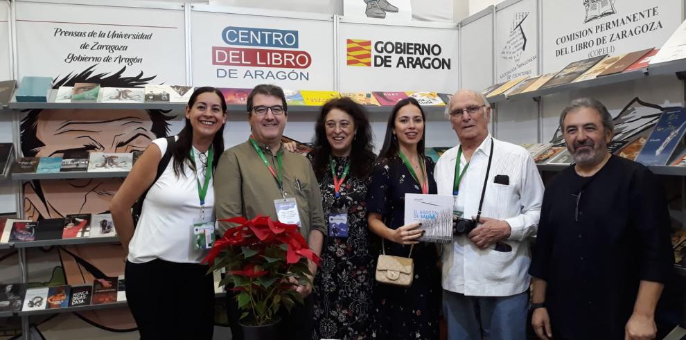 El Gobierno de Aragón y el Gremio de Editores de Aragón brillan en la jornada inaugural de la Feria Internacional del Libro de Guadalajara