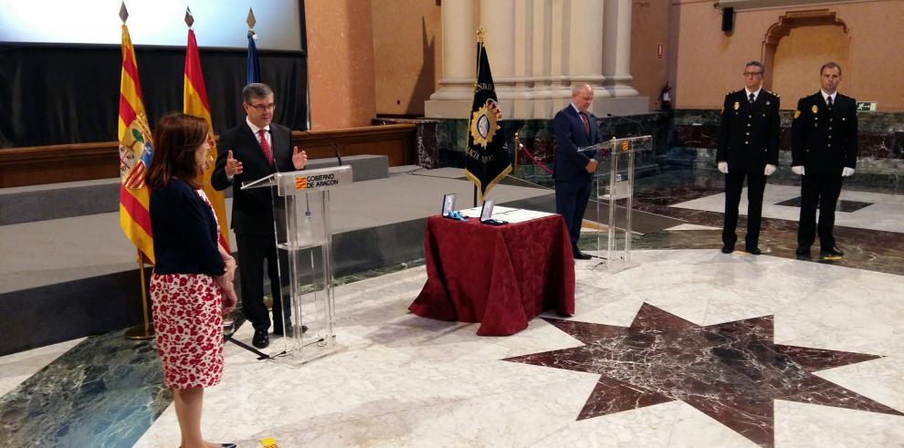 “La seguridad de los edificios públicos del Gobierno de Aragón ha mejorado de forma exponencial gracias a vuestra labor” 