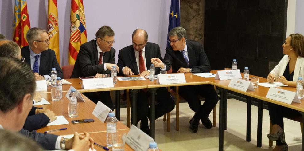 Aragón y Valencia reclaman más inversiones del Gobierno central en el ramal Sagunto-Teruel-Zaragoza para llevar los deberes hechos a la UE y exigir su financiación