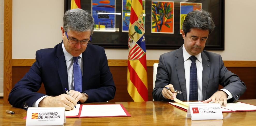 El Gobierno de Aragón aporta más de 2,5 millones al Ayuntamiento de Huesca para el cuartel Sancho Ramírez