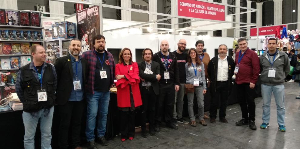 El Gobierno de Aragón consolida su apoyo al sector del cómic renovando la presencia institucional en el Salón Internacional de Barcelona 