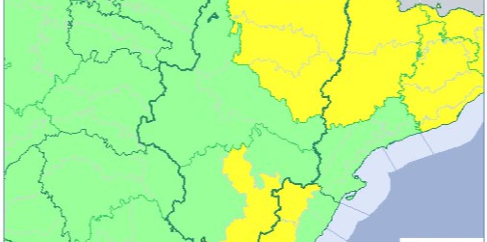 Ampliado el aviso amarillo por lluvias y tormentas a Gúdar y Maestrazgo