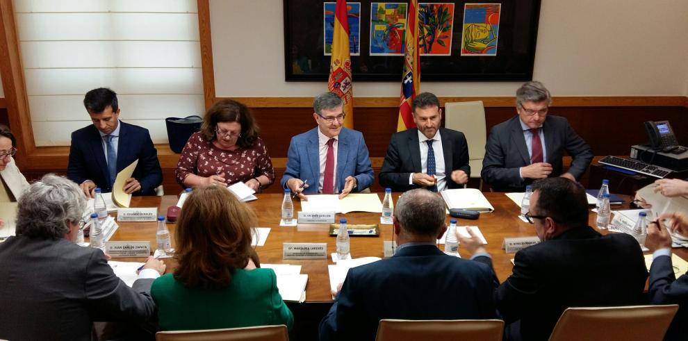 Satisfacción en la Comisión Mixta Gobierno de Aragón-Poder Judicial con el desarrollo de la implantación del sistema de gestión procesal Avantius