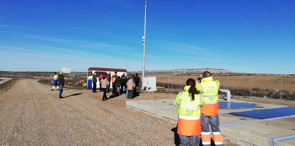 El Plan de Emergencia de la balsa de Bujaraloz, divulgado para todos los grupos de acción y autoridades afectadas