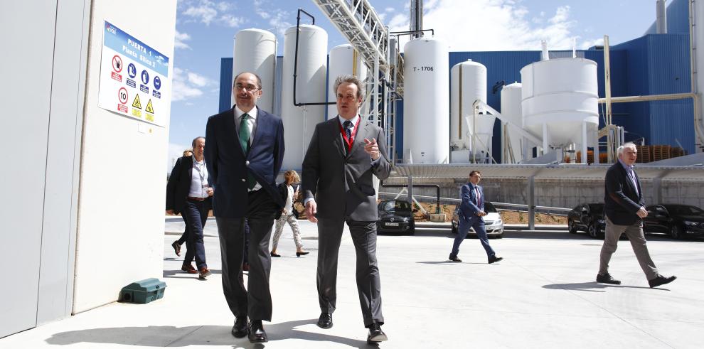 Industrias Químicas del Ebro inaugura una nueva planta en Zaragoza con una inversión de 27 millones de euros