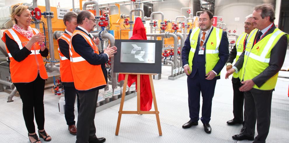 Industrias Químicas del Ebro inaugura una nueva planta en Zaragoza con una inversión de 27 millones de euros