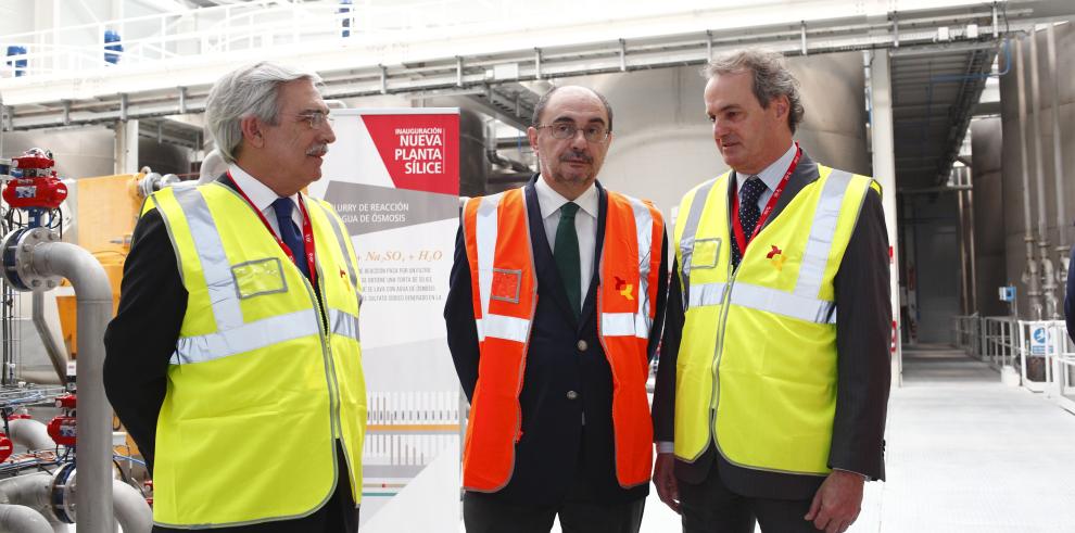 Industrias Químicas del Ebro inaugura una nueva planta en Zaragoza con una inversión de 27 millones de euros