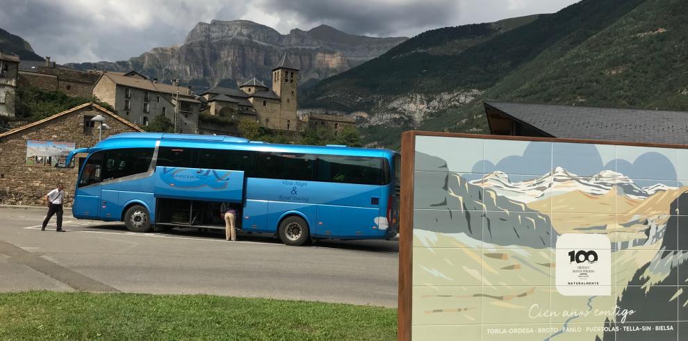 Ampliado el acceso en autobús desde Torla a la Pradera de Ordesa hasta el 23 de septiembre