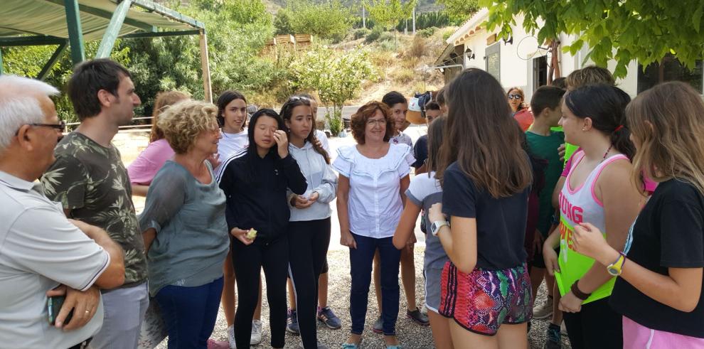 Más de 200 chicos y chicas participan en los campamentos de verano del IAJ en Aragón 