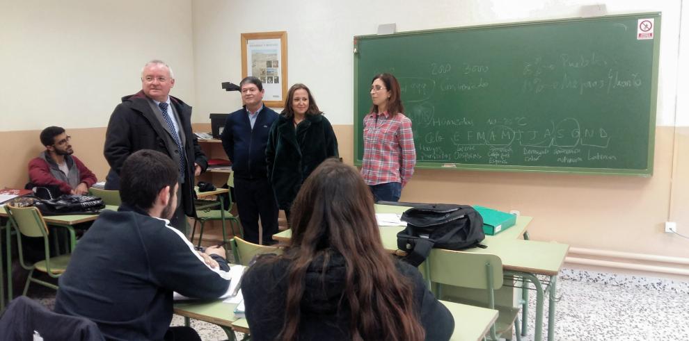 Educación convertirá el CPIFP San Blas de Teruel en un centro de referencia nacional en respeto al medioambiente y bioeconomía