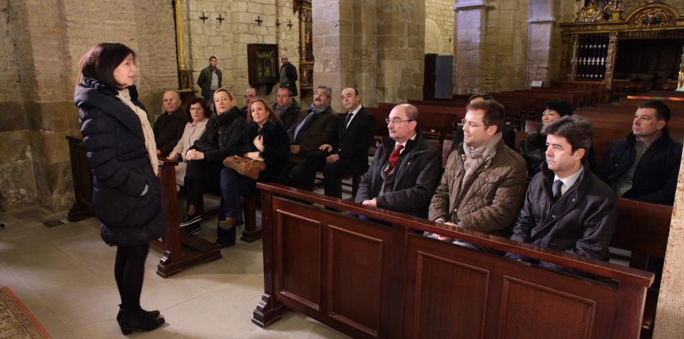 Lambán anuncia la puesta en marcha de una ruta cultural de los tres panteones reales de la comunidad