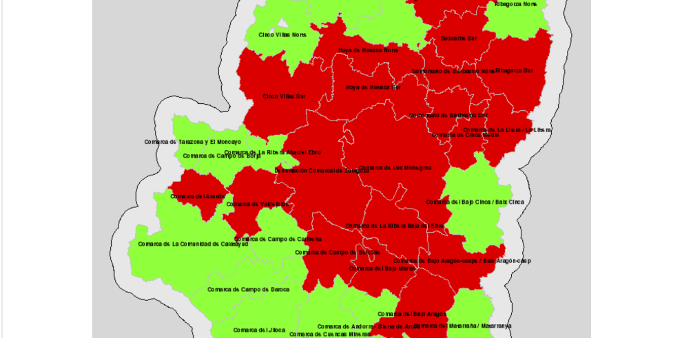 Mapa de índice de riesgo de fuego, 02-02-18