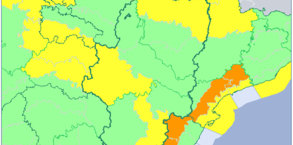 Ampliado el aviso amarillo por viento en zonas de las tres provincias