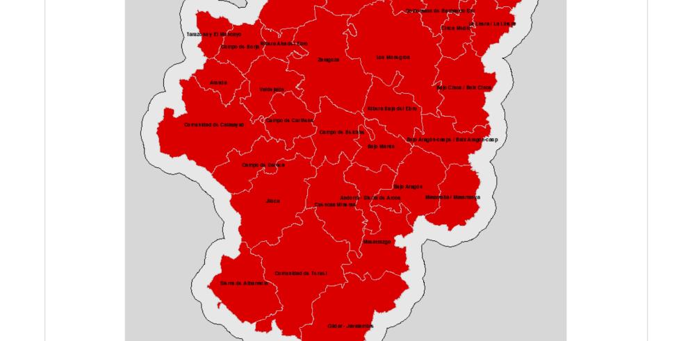 Mapa de Índice de Riesgo de Incendios Forestales, 22-02-18