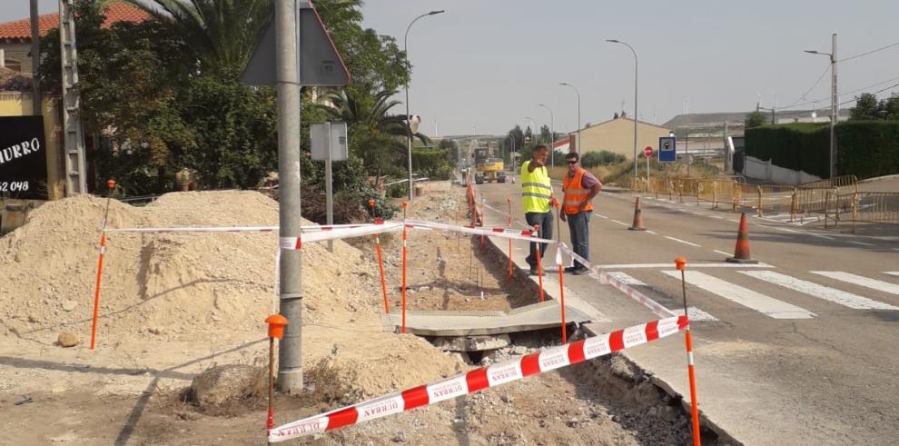 Renovación de la travesía de Fuendejalón en la carretera A-121