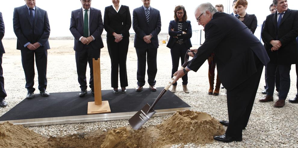 Primera piedra del centro de operaciones, logístico y de distribución de Casa Matachín en PLAZA, que invertirá 22 millones de euros