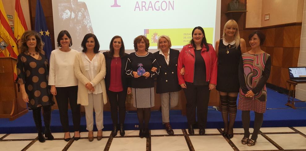 El IAM recibe el I Premio Meninas de la Delegación del Gobierno en Aragón