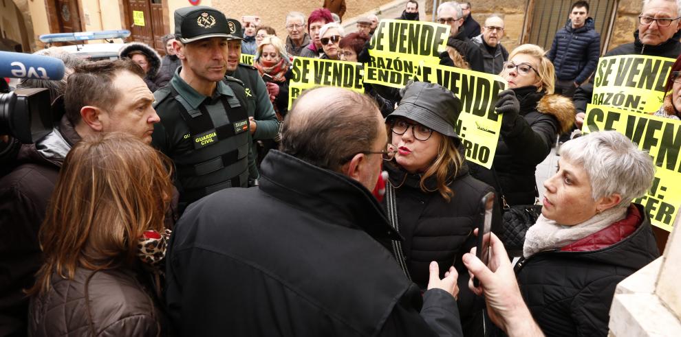 Lambán ofrece facilidades a las empresas que buscan alternativas al cierre de la central térmica de Andorra y anuncia 3,7 millones de euros de ayudas y 1 millón para I+D+i