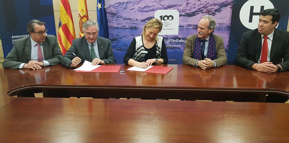 La Fundación Hidrógeno Aragón se suma al Centenario del Parque Nacional de Ordesa y Monte Perdido