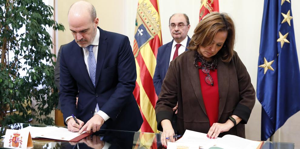 Los Gobiernos de España y Aragón rubrican su compromiso con la provincia de Teruel con un nuevo fondo de 66 millones con plurianuales hasta 2022