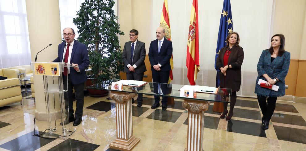 Los Gobiernos de España y Aragón rubrican su compromiso con la provincia de Teruel con un nuevo fondo de 66 millones con plurianuales hasta 2022