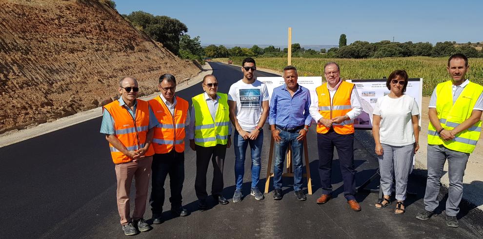 Finalizan las obras de la carretera A-140 entre Valcarca y Binéfar