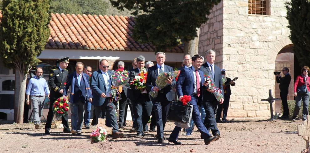 Embid subraya en Mora de Rubielos que la Memoria Democrática también atraerá turismo a Aragón