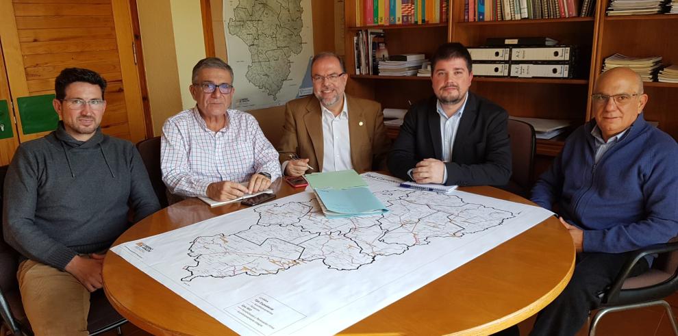 El Gobierno de Aragón continuará la mejora de la A-1409 entre Torrevelilla y La Cañada de Verich