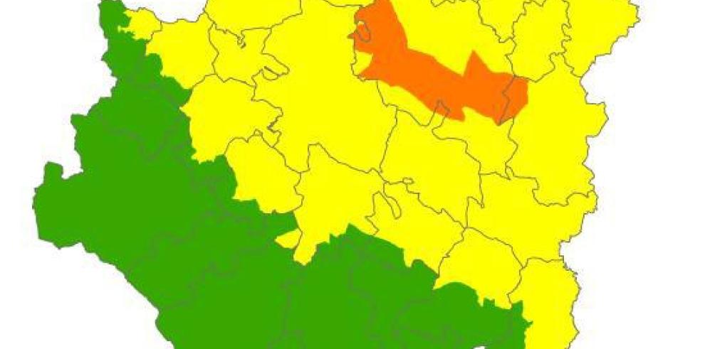 Alerta naranja de peligro de incendios forestales en Muela de Alcubierre