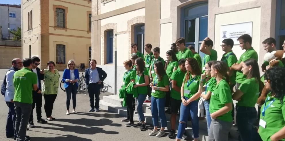 El Gobierno de Aragón muestra su apoyo a la Caravana Universitaria por el Clima