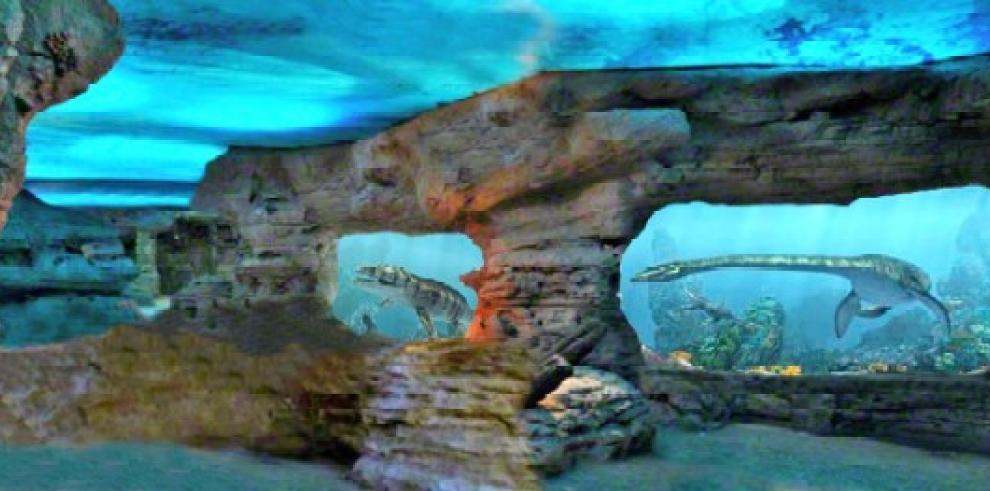 La propuesta “Síntesis”, ganadora del concurso de proyectos del recorrido temático “Mar Jurásico” de Dinópolis