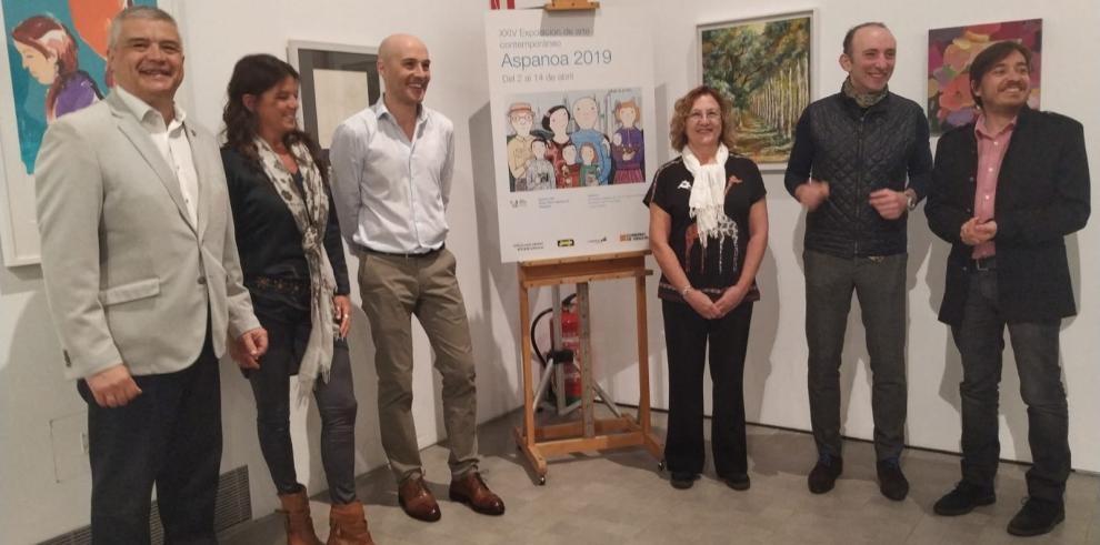 La Exposición de Aspanoa reúne a casi 100 artistas contra el cáncer infantil