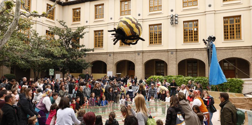 Más de 2.600 personas han disfrutado ya en el Edificio Pignatelli de las actividades previas al Día de Aragón 