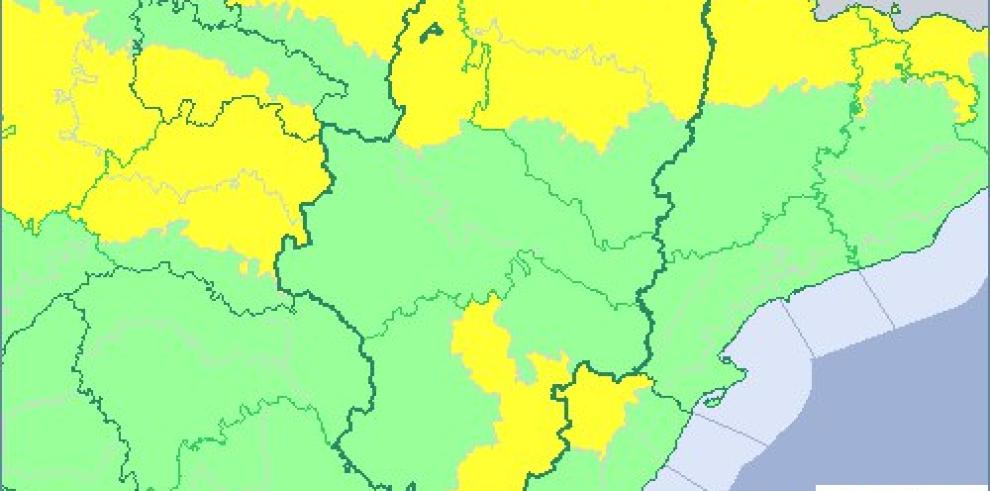 Ampliado el aviso amarillo por lluvias y tormentas