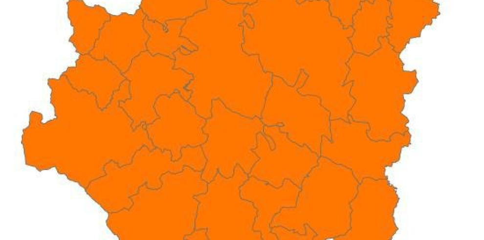 Alerta naranja por peligro de incendios en la mayor parte de Aragón, excepto en algunas zonas del tercio norte